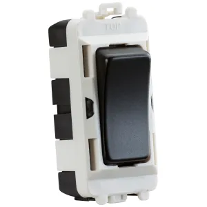 20AX 2-way grid module (centre off) - matt black
