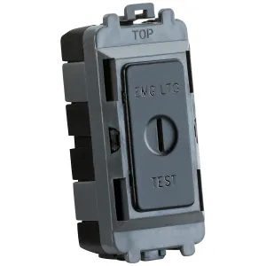 20AX DP key module (marked EMG LTG TEST) - matt bl