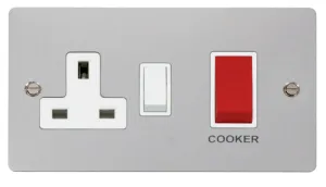 Define - 50A Cooker Control Unit - Red/White Rocke