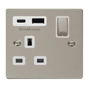 DECO 'INGOT' 13A 1  GANG  SWITCHED SAFETY SHUTTER