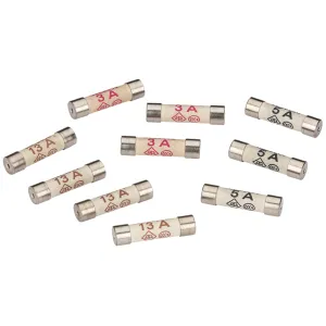 Mixed Fuses (3 x 3A, 3 x 5A & 4 x 13A)