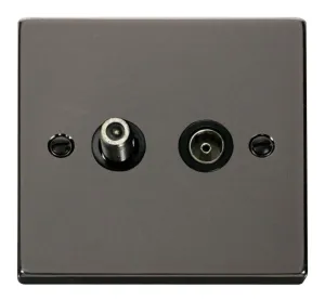 1 Gang Satellite & Isolated Coaxial Socket Outlet