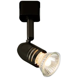 230V GU10 Track Spotlight - Black