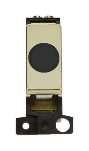 20A Ingot Flex Outlet Module - Black- Brass