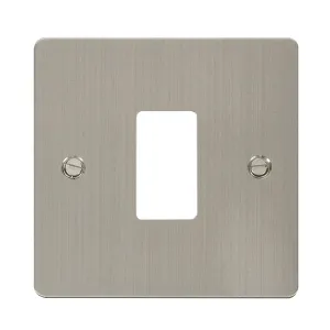 1 Gang GridPro Frontplate - Stainless Steel