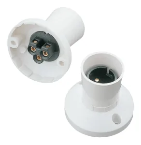 T2 BC Batten Lampholder Straight Skirt