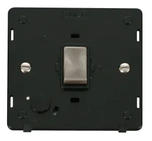 Ingot 20A DP Switch With Flex Outlet  Insert - Bla