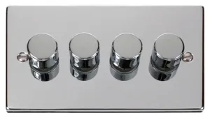 VPCH 4GANG 2WAY 75W LED DIMMER SWITCH