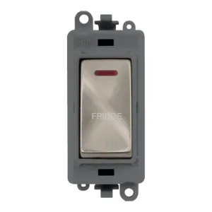 20AX Double Pole Switch With LED Module - Grey - B