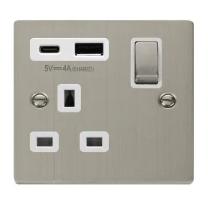 DECO 'INGOT' 13A 1  GANG  SWITCHED SAFETY SHUTTER