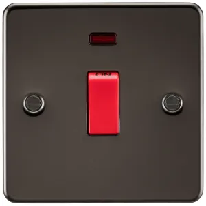 45A DP Switch with Neon (1G size) - Gunmetal