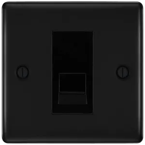 NEXUS METAL MATT BLACK SINGLE MASTER TELEPHONE SOC