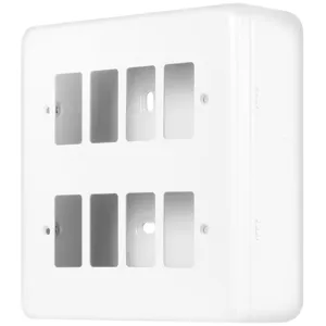 METAL CLAD PRO 8 GANG GRIDPRO FRONT PLATE - POLAR