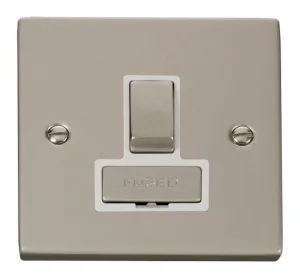 13A Fused 'Ingot' Switched Connection Unit - White