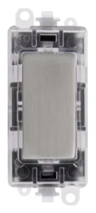 250V~ Green Transparent Illuminated Blank Module -