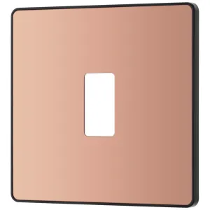 GRID FRONT PLATE - PCD EVOLVE - POLISHED COPPER -