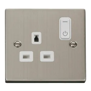 Socket, Deco 1 Gang Smart Swd Outlet, Zigbee White Insert