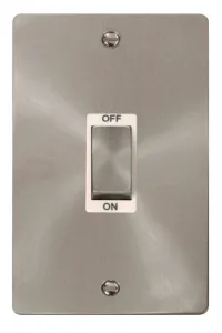 Define - 50A 2 Gang Double Pole Switch (Vertical)