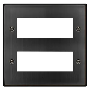 2 TIER MINIGRID UNFURNISHED PLATE - 12 APERTURES -