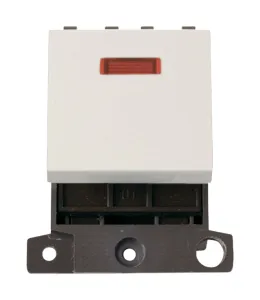20A DP Switch With Neon - Polar White