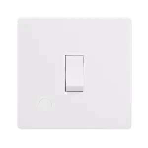 20A DOUBLE POLE SWITCH WITH FLEX OUTLET - POLAR WH