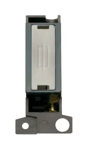 13A Fused Ingot FCU Modul - Black - Satin Chrome
