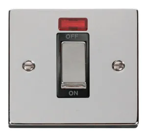 Deco - 50A 1 Gang Double Pole Switch With Neon - I