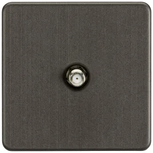 SAT TV Outlet (Non-Isolated) - Smoked Bronze