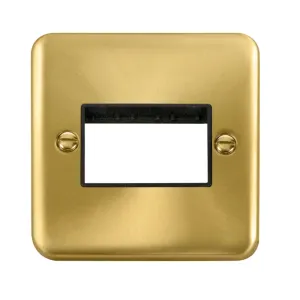 1 Gang MiniGrid Unfurnished Plate - 3 Apertures
