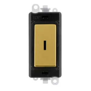 20AX 2 Way Retractive Keyswitch Module - Black - P