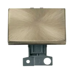 2 Way Ingot 10AX "Paddle" Switch - Antique Brass