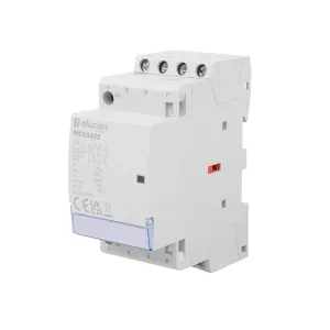 4 Pole 2 Module 25A Contactor, 2 x Normally Open,