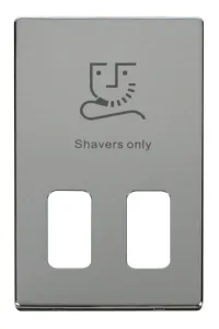 Dual Voltage Shaver Socket Outlet Cover Plate - Ch