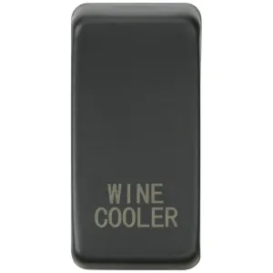 Switch cover "marked WINE COOLER" - anthracite