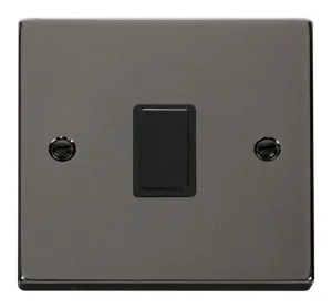 20A 1 Gang DP Switch - Black
