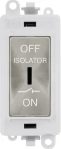 10A 3 POLE FAN ISOLATION SWITCH - POLAR WHITE INSE