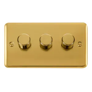 3 Gang 2 Way 400Va Dimmer Switch