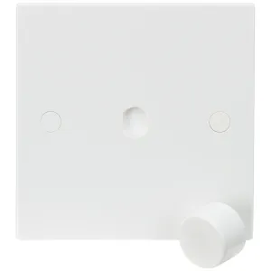 1G Dimmer Plate with Matching Dimmer Cap