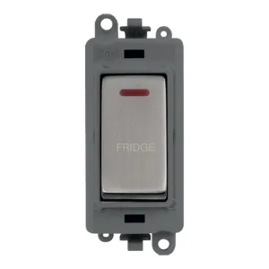 20AX Double Pole Switch With LED Module - Grey - S