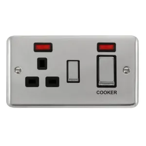 Deco Plus - 50A Cooker Control Unit With Neons - I