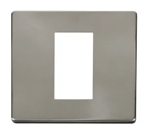 1 Gang Plate Single Media Module Cover Plate - Bru