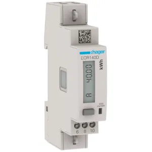1Ph kWhmeter direct 40A 1M MODBUS MID