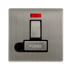 13A INGOT SWITCHED FUSED CONNECTION UNIT WITH NEON