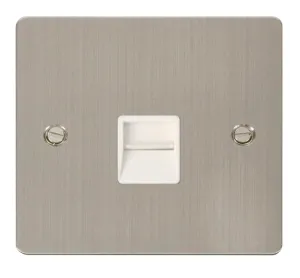 Single Telephone Socket Master  - White