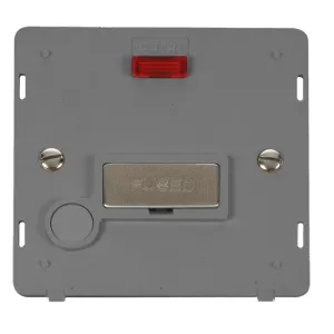 13A Ingot Fused Connection Unit With Neon & Option