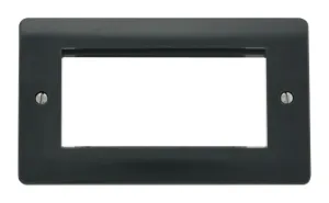 2 Gang Plate Quad New Media Aperture