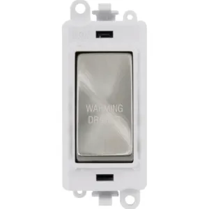 20AX Double Pole Switch Module - Polar White - Sat