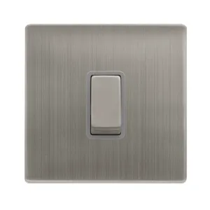 10AX INGOT 1 GANG 2 WAY SWITCH - STAINLESS STEEL C