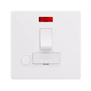 13A SWITCHED FUSED CONNECTION UNIT WITH NEON & OPT