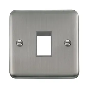 1 Gang MiniGrid- Unfurnished Plate - 1 Aperture